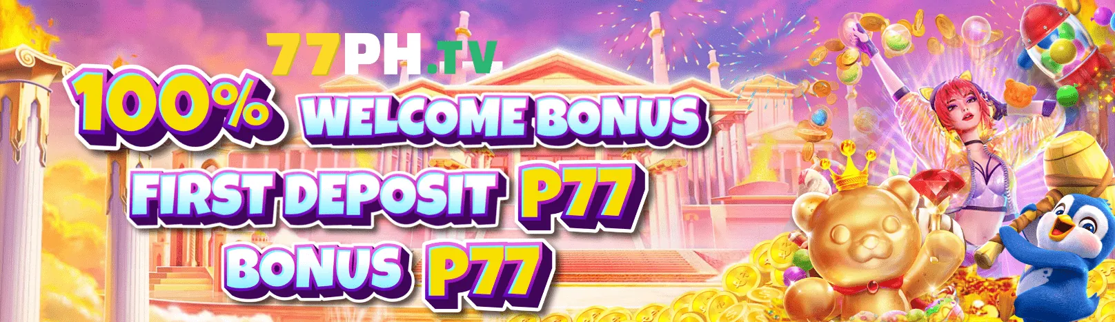 Hình ảnh chính Nổ Hũ ppg66 với các biểu tượng slot game đầy màu sắc và hiệu ứng ánh sáng rực rỡ