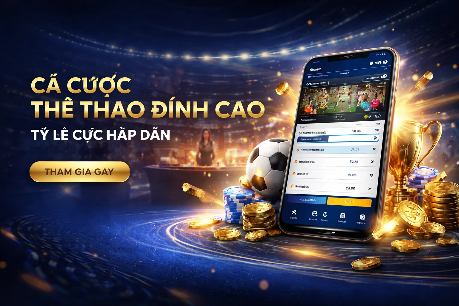 Hình ảnh banner 188BET VN với các trò chơi cá cược và khuyến mãi hấp dẫn